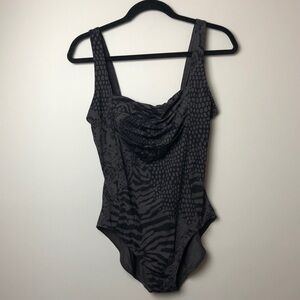 Calvin Klein print swimsuit